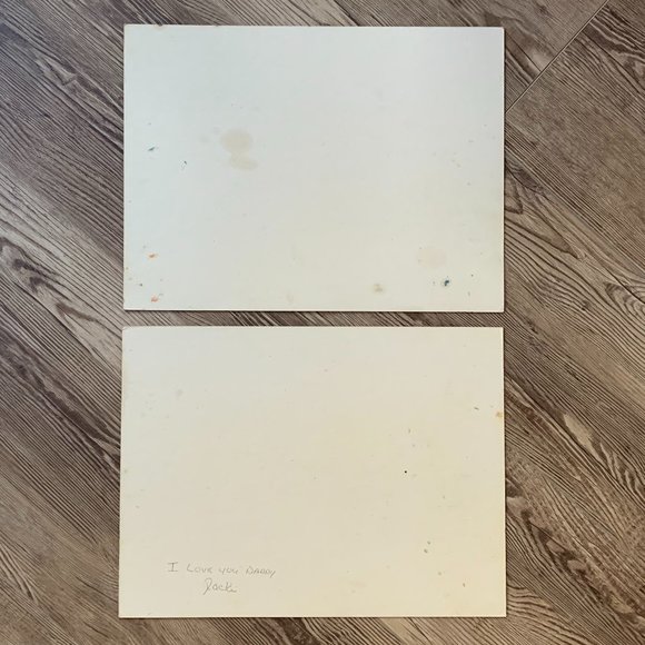 2 VTG Paint by Numbers Flower Baskets Floral Cottage 70s Boho Unframed Set - Picture 10 of 11